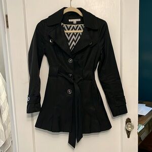 Black Via Spiga trench